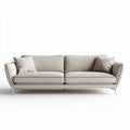 Sofa van stof voor de woonkamer met losse kussens - 200 x 90 x 80cm