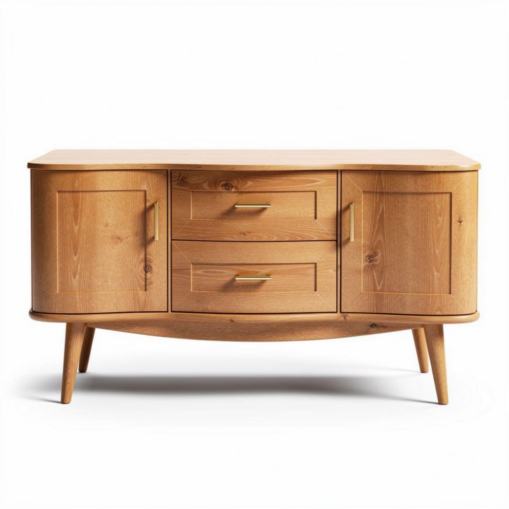 Dressoir van hout voor de woonkamer met lades - 120 x 40 x 60cm